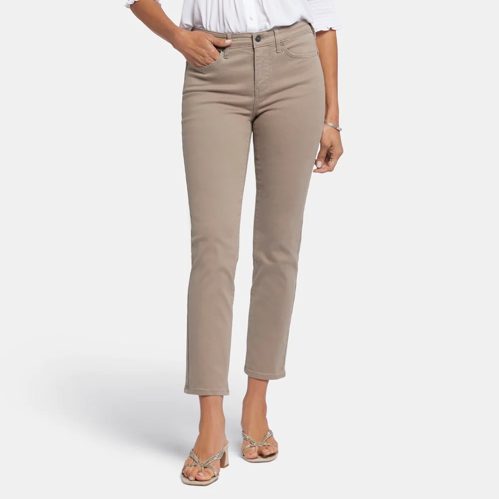 NYDJ Sheri Slim Ankle Jeans in Light Pink - Picture 4 of 6